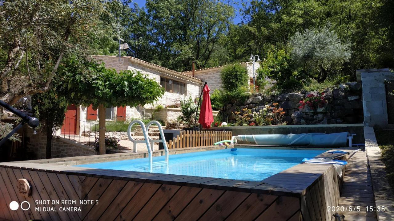 L'Establoun Apartment Saint-Martin-de-Bromes Bagian luar foto