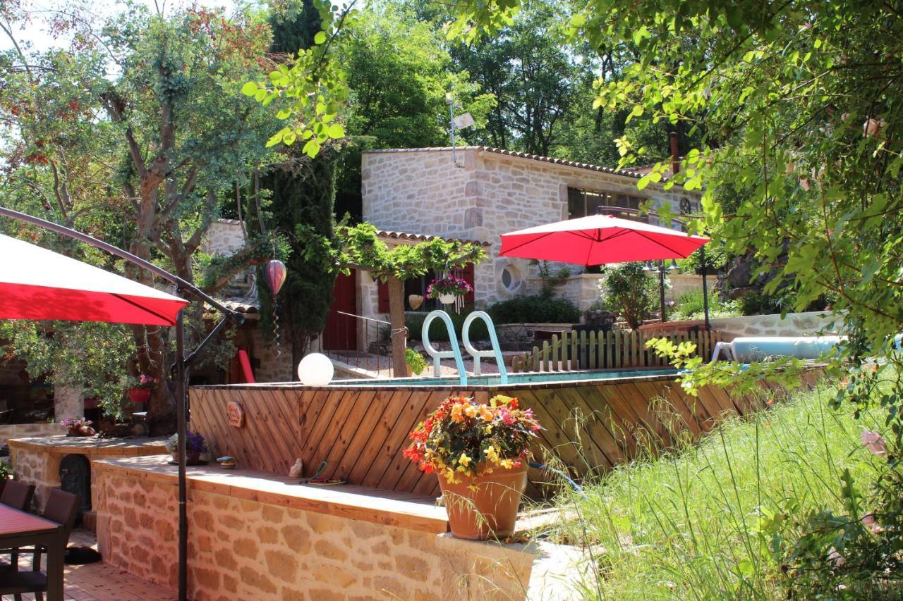 L'Establoun Apartment Saint-Martin-de-Bromes Bagian luar foto